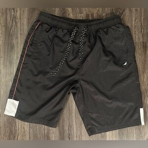 Men’s Staple Pigeon Black/White/Red Drawstring Athletic Shorts- Size 3XL